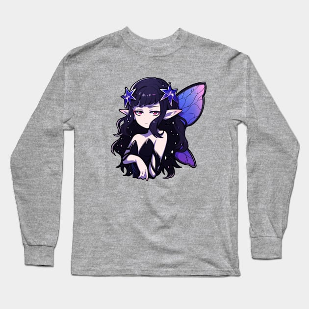 Dark Fairy Long Sleeve T-Shirt by DarkSideRunners